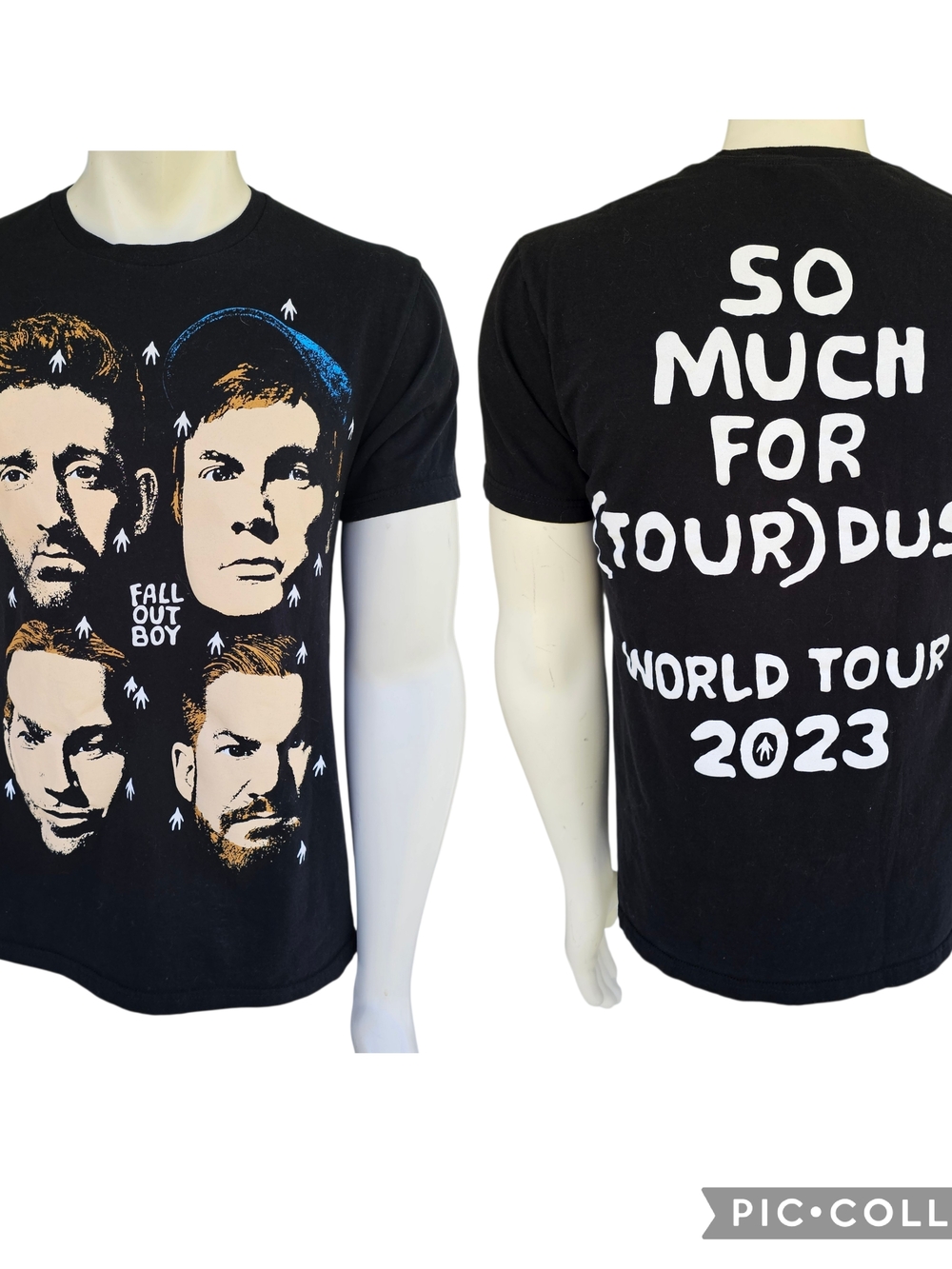 Fall Out Boy Tour Shirt M So Much For Stardust 2023 Band Tee Black